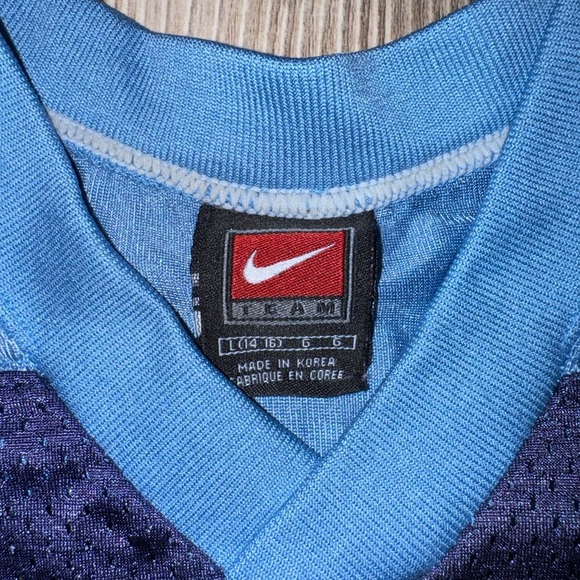 Eddie George Jersey Youth L Tennessee Titans Nike Blue Number 27 NFL Football - Picture 5 of 7